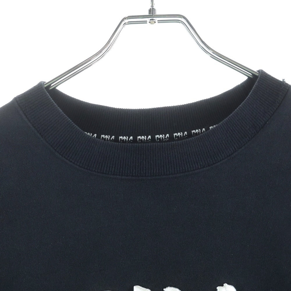 cvtvlist(カタリスト) 3D LOGO USUAL SWEAT SHIRTS 3D ロゴ 刺繍 スウェットトレーナー ブラック 2201020302