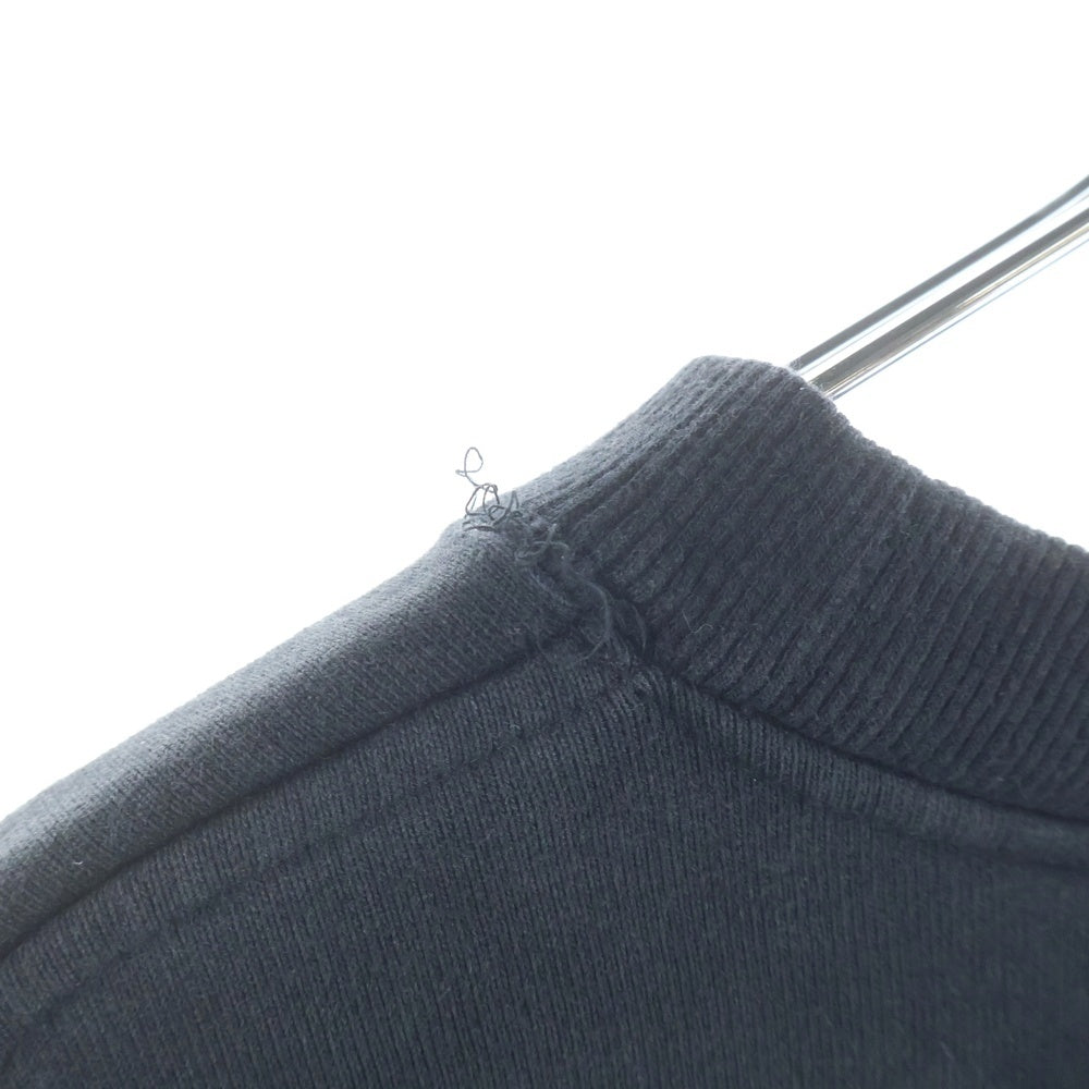 cvtvlist(カタリスト) 3D LOGO USUAL SWEAT SHIRTS 3D ロゴ 刺繍 スウェットトレーナー ブラック 2201020302