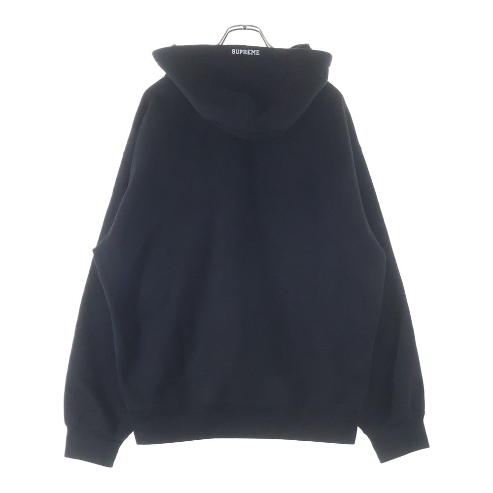 SUPREME(シュプリーム) 23AW S Logo Zip Up Hooded Sweatshirt Sロゴ ジップアップ フーディー パーカー ブラック