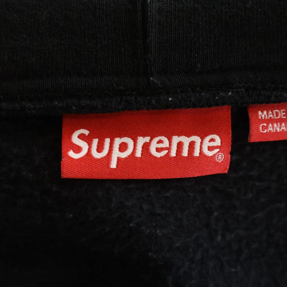 SUPREME(シュプリーム) 23AW S Logo Zip Up Hooded Sweatshirt Sロゴ ジップアップ フーディー パーカー ブラック