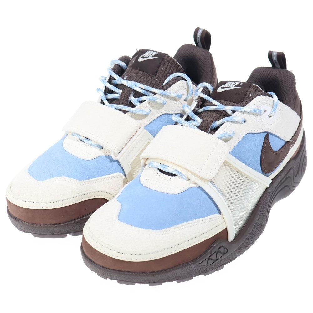 NIKE(ナイキ) ×TRAVIS SCOTT ZOOM FIELD JAXX トラヴィススコット ズーム フィールド ジャックス ローカットスニーカー ブラウン/ブルー US10/28cm HQ3072-400