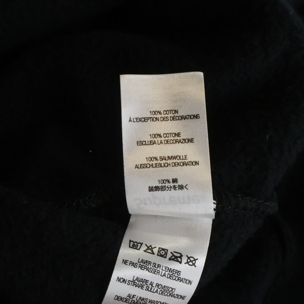 SUPREME(シュプリーム) 21AW ×WTAPS SIC'EM Hooded Sweatshirt フロント刺繍 プルオーバーパーカー スウェットフーディ ブラック