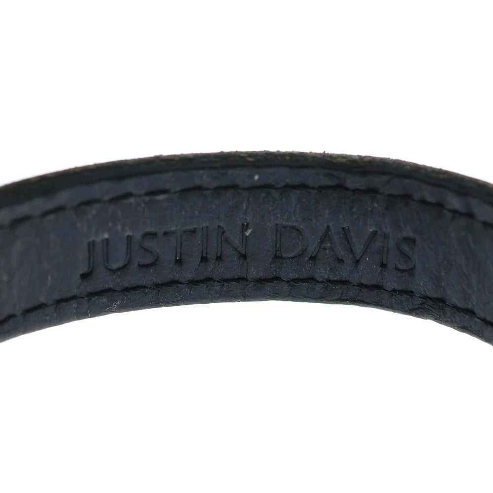 Justin Davis(ジャスティンデイヴィス) CAPRICE LEATHER カプリス レザーバングル シルバー