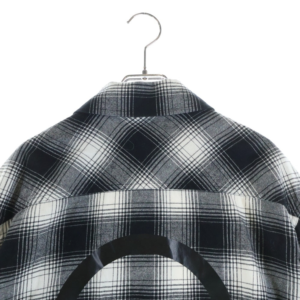 MONCLER(モンクレール) CAMICIA チェック長袖シャツ ブラック/ホワイト H10912F00002 549XX