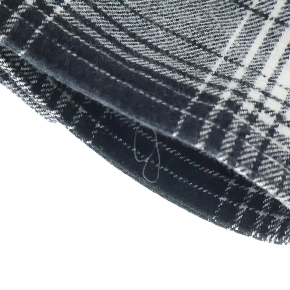 MONCLER(モンクレール) CAMICIA チェック長袖シャツ ブラック/ホワイト H10912F00002 549XX