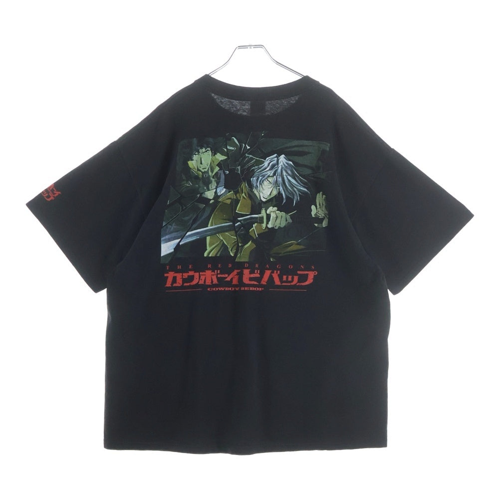 VINTAGE(ヴィンテージ) Cowboy Bebop Tee カウボーイビバップ 半袖Tシャツ ブラック/レッド