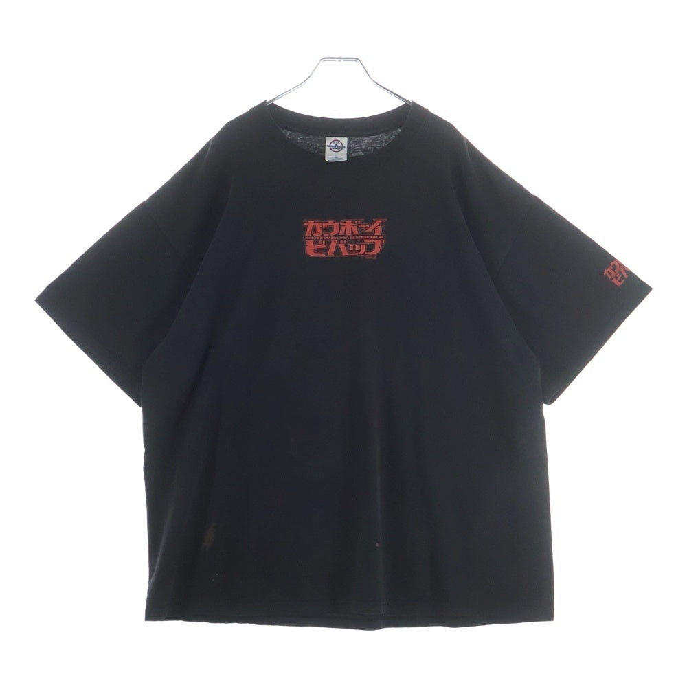 VINTAGE(ヴィンテージ) Cowboy Bebop Tee カウボーイビバップ 半袖Tシャツ ブラック/レッド