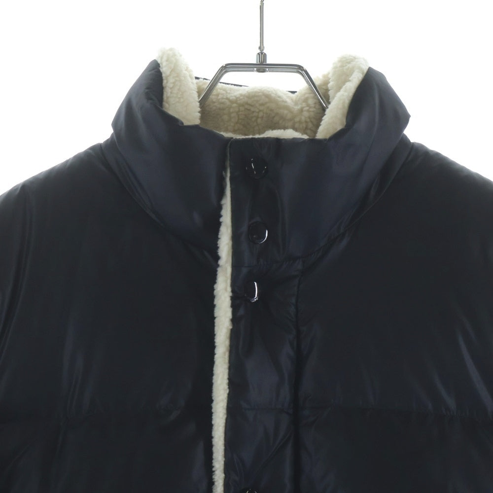 SAINT LAURENT PARIS(サンローランパリ) フェイクシアリング ムートンダウンパファージャケット ブラック 745644 Y9G12