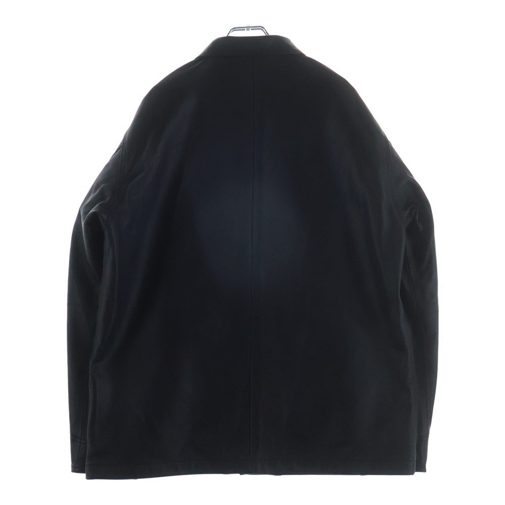 SCHOTT(ショット) LAMB LEATHER COVERALL JACKET ラムレザージャケット レザーカバーオール ブラック 3111050
