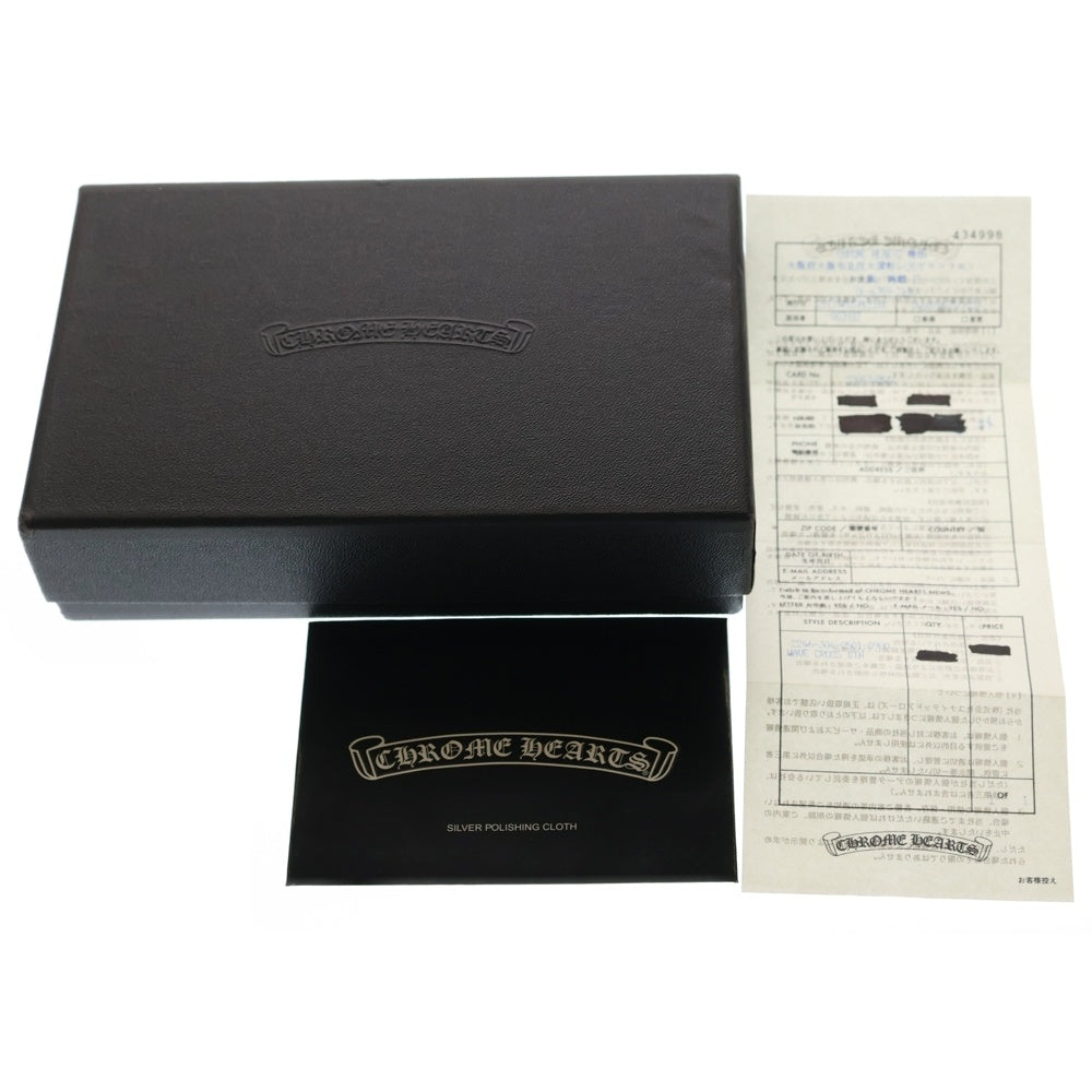 CHROME HEARTS(クロムハーツ) WAVE ウェーブ レザーウォレット 財布 ブラックBCA375