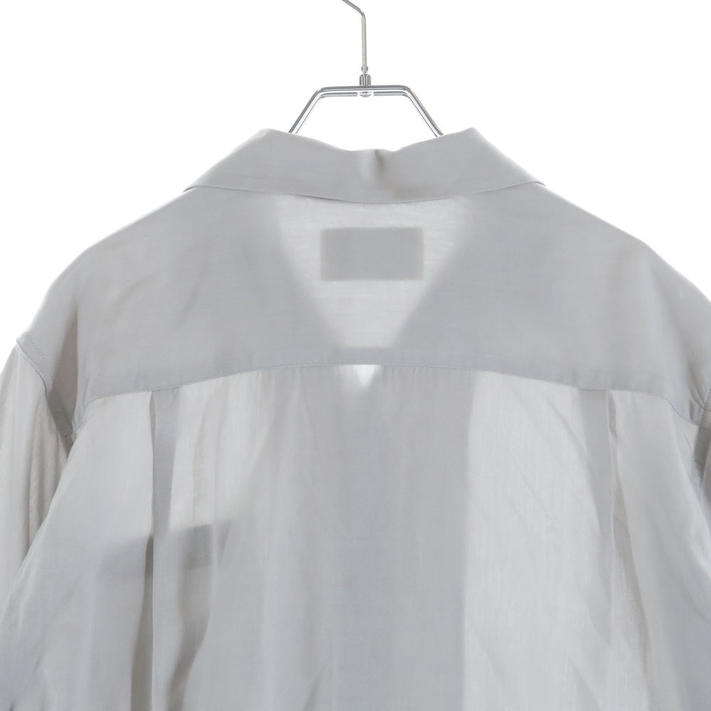 WACKO MARIA(ワコマリア) 23AW OPEN COLLAR SHIRT オープンカラー シャツ グレー