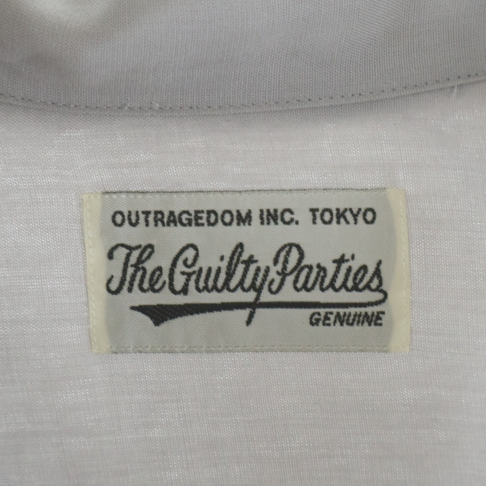 WACKO MARIA(ワコマリア) 23AW OPEN COLLAR SHIRT オープンカラー シャツ グレー