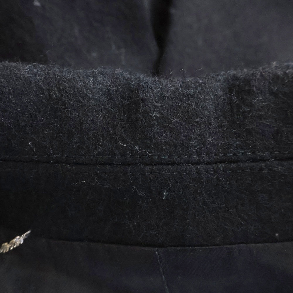 SAINT LAURENT PARIS(サンローランパリ) 碇ボタンダブルブレストチェスターコート ウールコート ブラック 354712 Y980F
