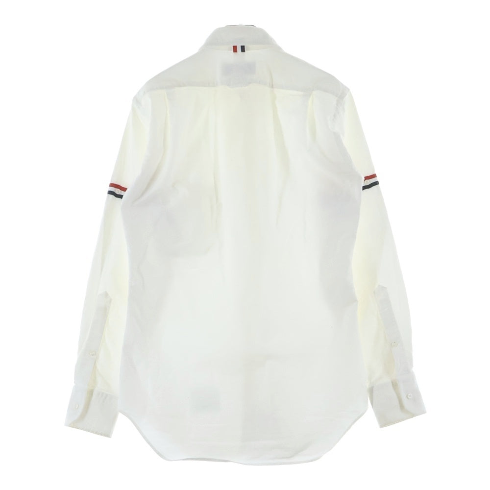 THOM BROWNE(トムブラウン) 4BAR オックスフォードボタンダウン 長袖シャツ ホワイト MWL150E-06177100