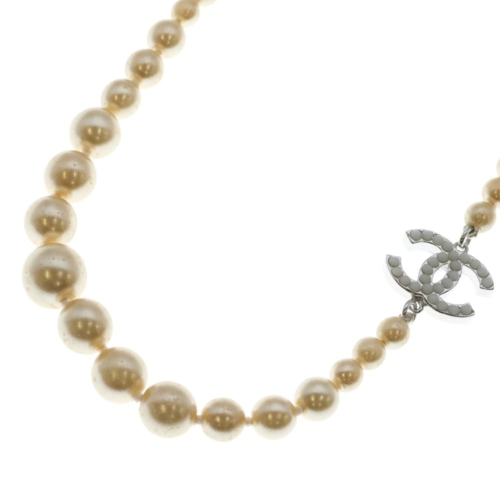 CHANEL(シャネル) ココマーク ロング パール ネックレス ゴールド レディース