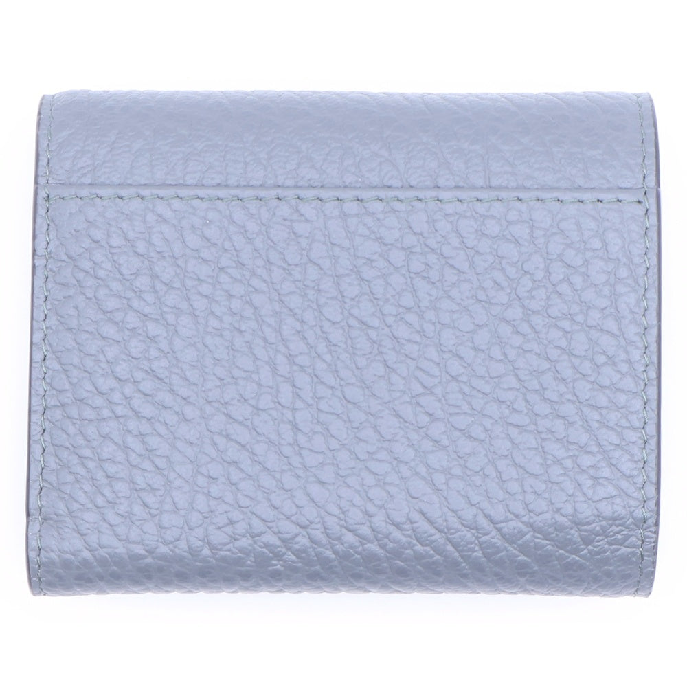 Maison Margiela(メゾンマルジェラ) 4ステッチ 三つ折り グレイニーレザ ウォレット グレー SA3UI0010
