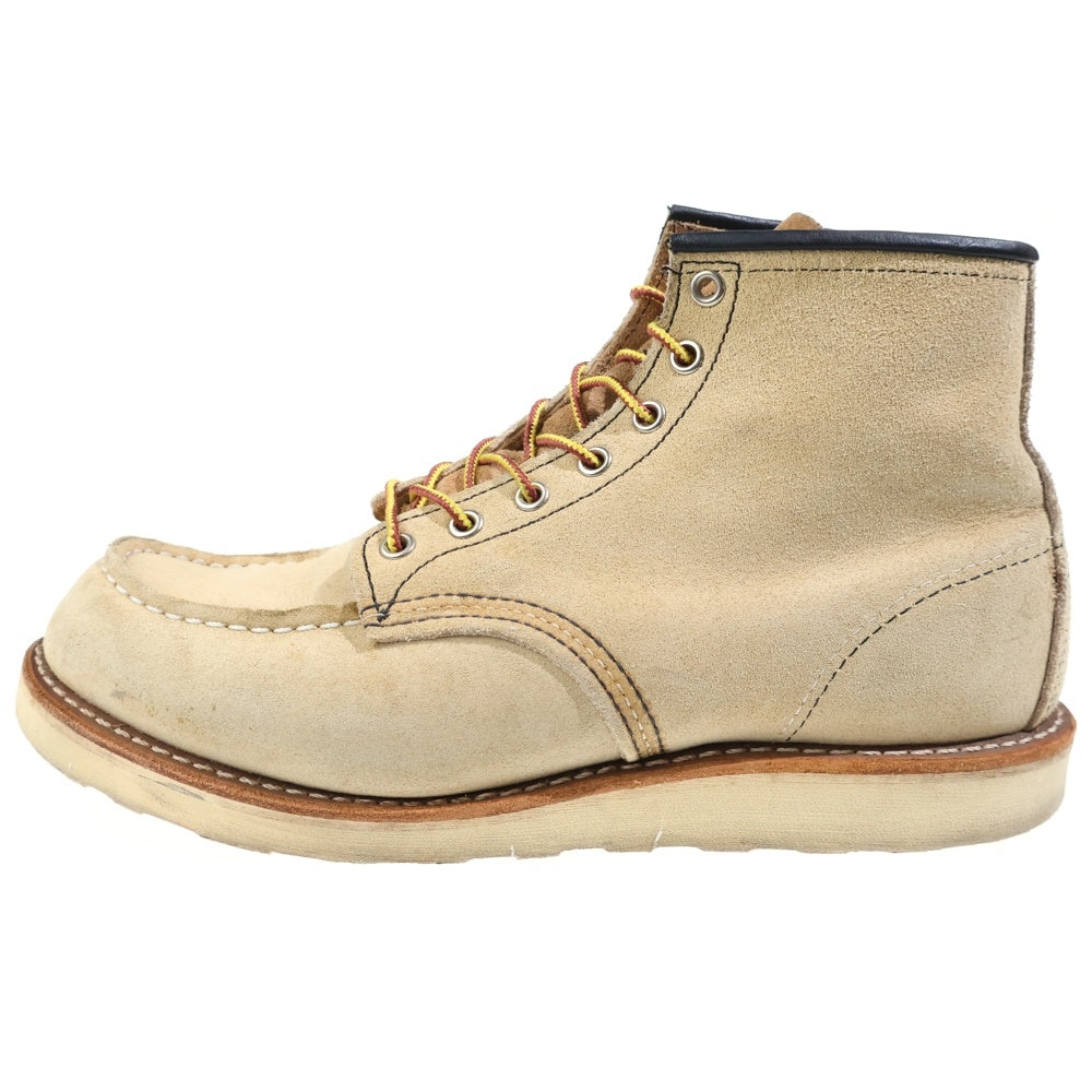 RED WING(レッド ウイング) ワークブーツ アイリッシュセッター スエード ショート モックトゥ ベージュ 8173