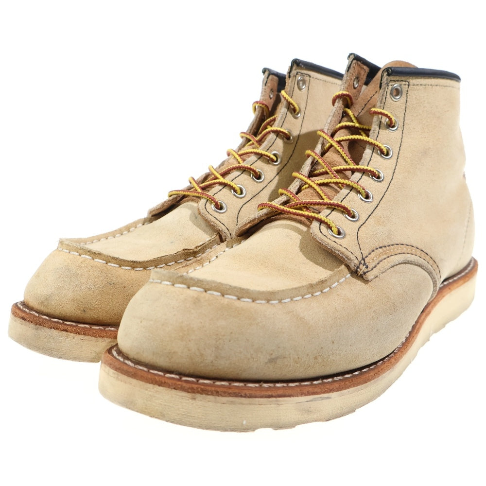 RED WING(レッド ウイング) ワークブーツ アイリッシュセッター スエード ショート モックトゥ ベージュ 8173