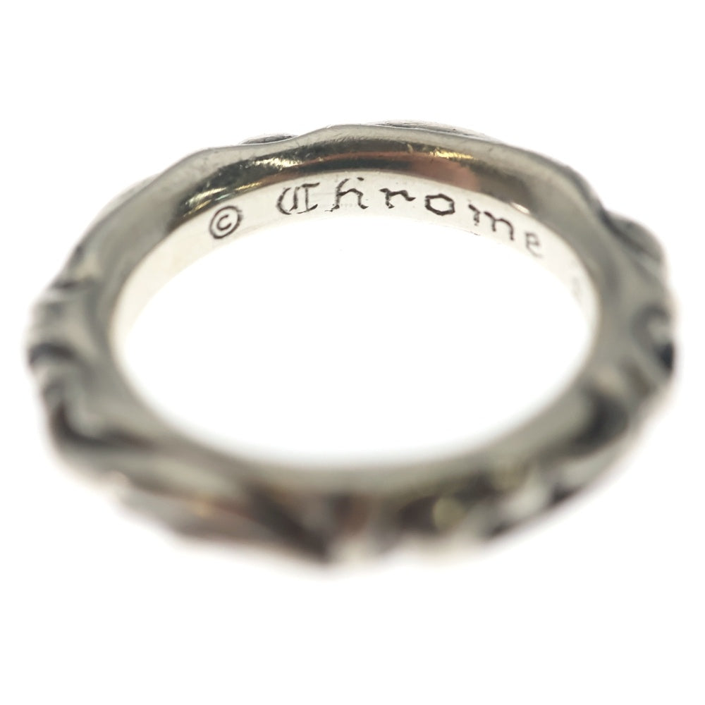 CHROME HEARTS(クロムハーツ) SCRL BAND スクロールバンド リング シルバー BCA351
