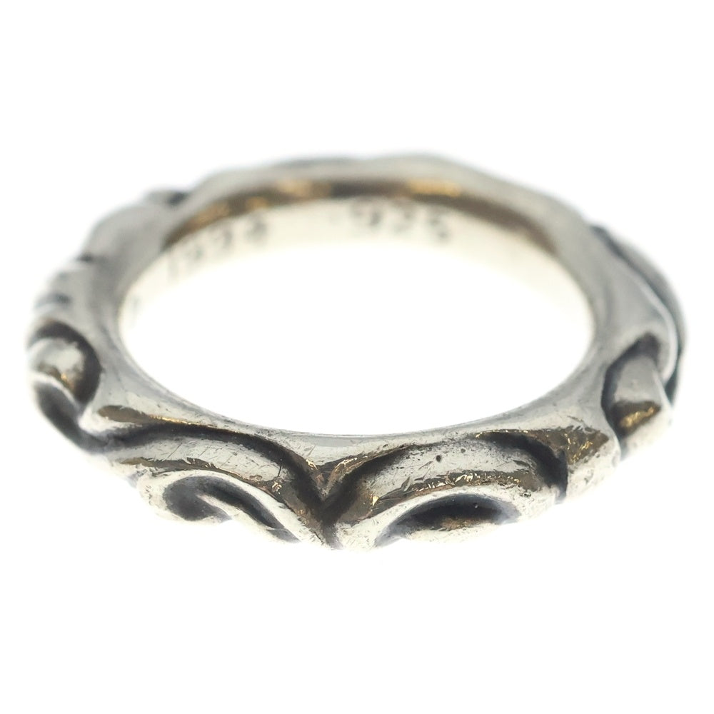 CHROME HEARTS(クロムハーツ) SCRL BAND スクロールバンド リング シルバー BCA351