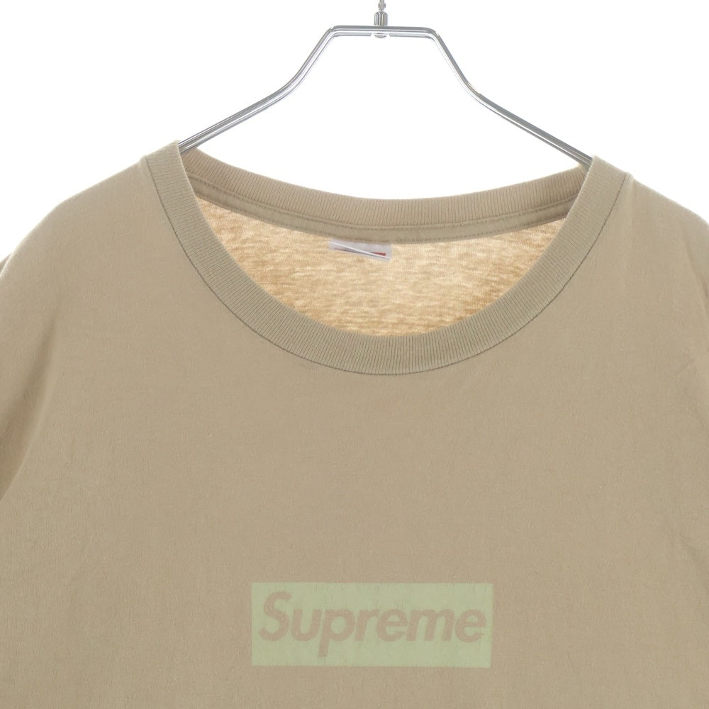 SUPREME(シュプリーム) Tonal Box Logo Tee トーナル ボックス ロゴ半袖Tシャツ カットソー ベージュ