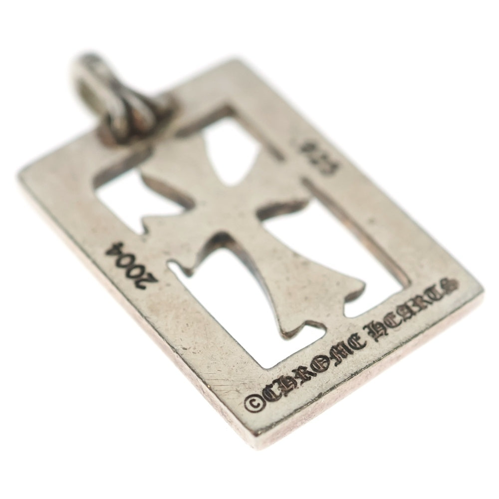 CHROME HEARTS(クロムハーツ) FRMD OPN BBYFAT フレームドオープンベイビーファット ペンダントトップ シルバー BCA274