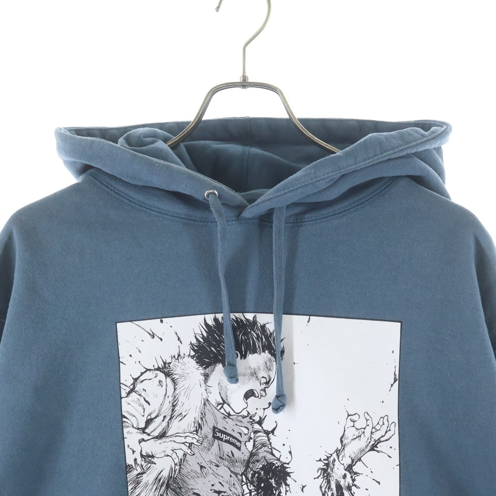 SUPREME(シュプリーム) 17AW ×AKIRA Arm Hooded Sweatshirt アキラ アーム プルオーバースウェットパーカー フーディー ブルー
