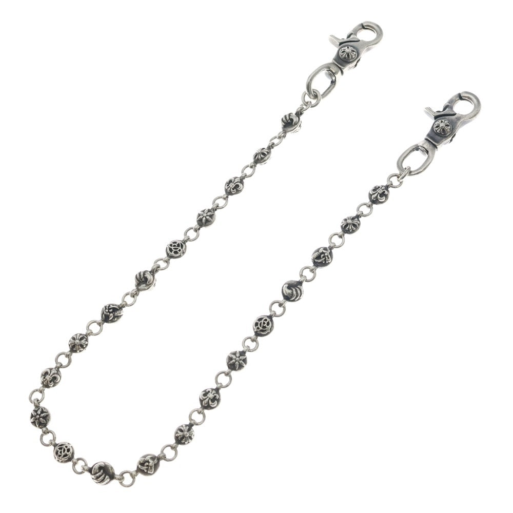 CHROME HEARTS(クロムハーツ) 2MULTIBALL LONG-S 2クリップロング#2マルチボールウォレットチェーン シルバー