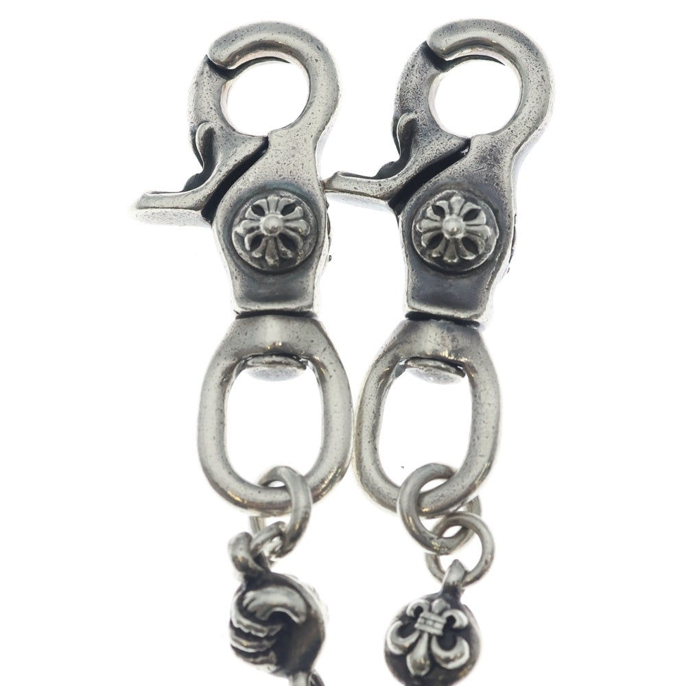 CHROME HEARTS(クロムハーツ) 2MULTIBALL LONG-S 2クリップロング#2マルチボールウォレットチェーン シルバー