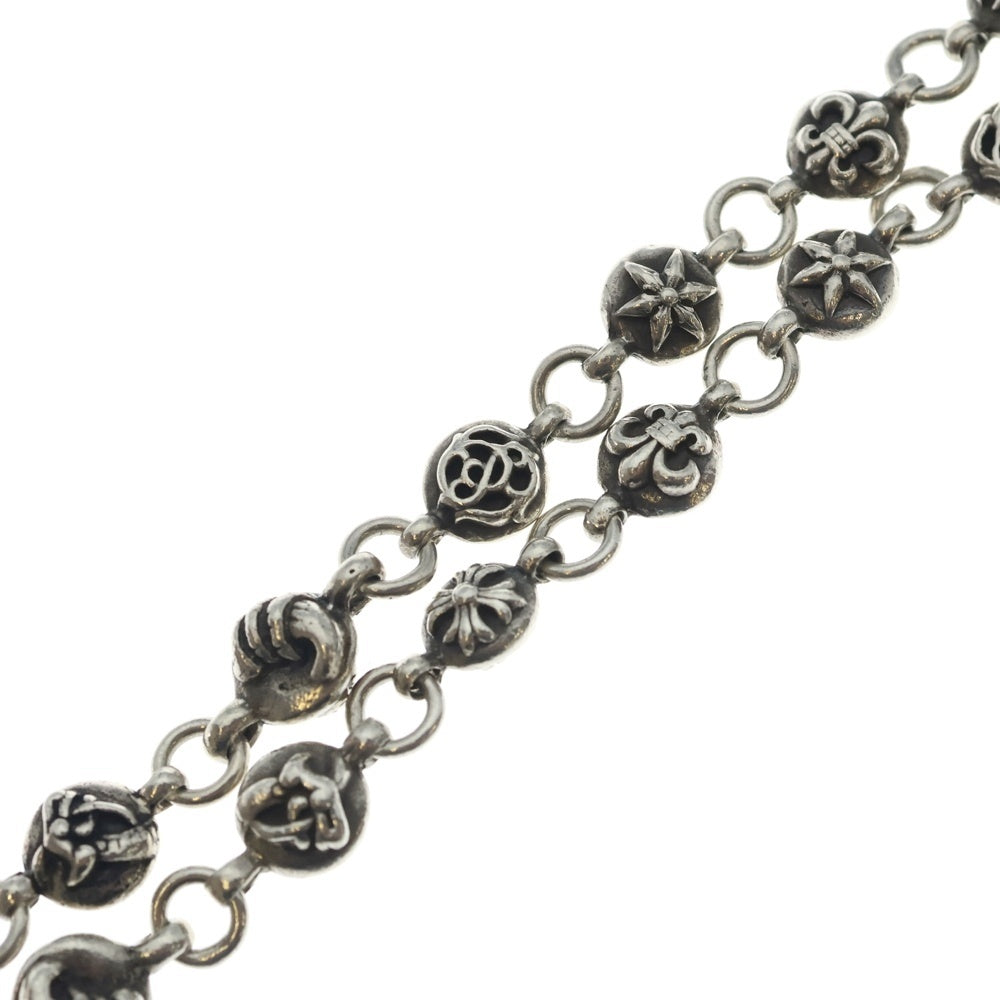 CHROME HEARTS(クロムハーツ) 2MULTIBALL LONG-S 2クリップロング#2マルチボールウォレットチェーン シルバー