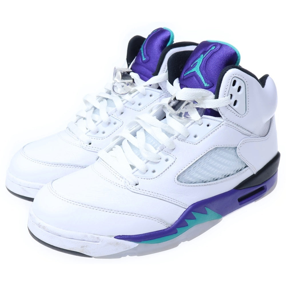 NIKE(ナイキ) AIR JORDAN 5 RETRO OG エアジョーダン 5 レトロ オリジナル ハイカットシューズ スニーカー ホワイト US10/28cm HQ7978-100