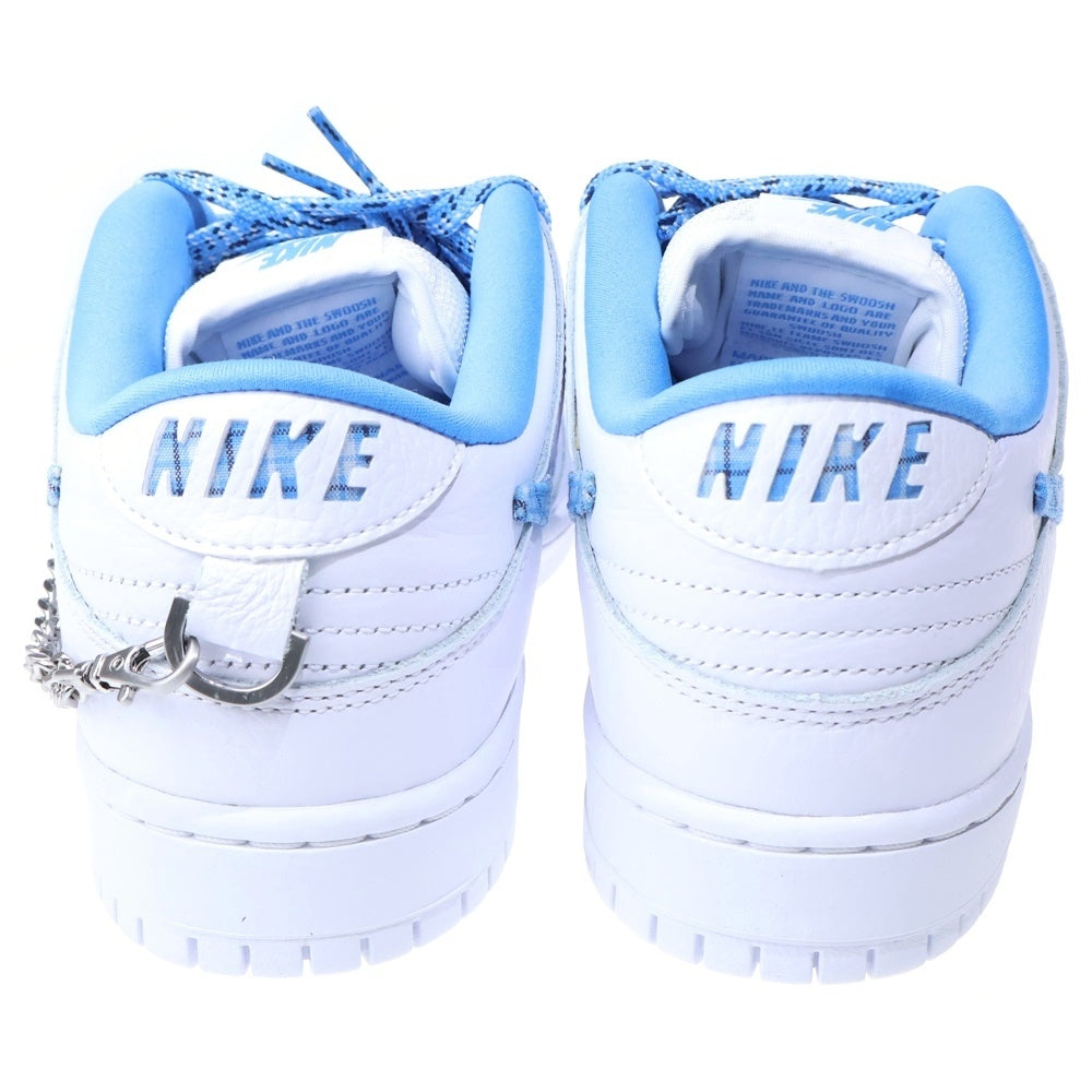 NIKE(ナイキ) ×Nicole Hause SB Dunk Low Pro ニコールハウゼ エスビーダンク ロー プロ ローカットスニーカー シューズ ホワイト/ブルー US10/28cm FZ8802-100