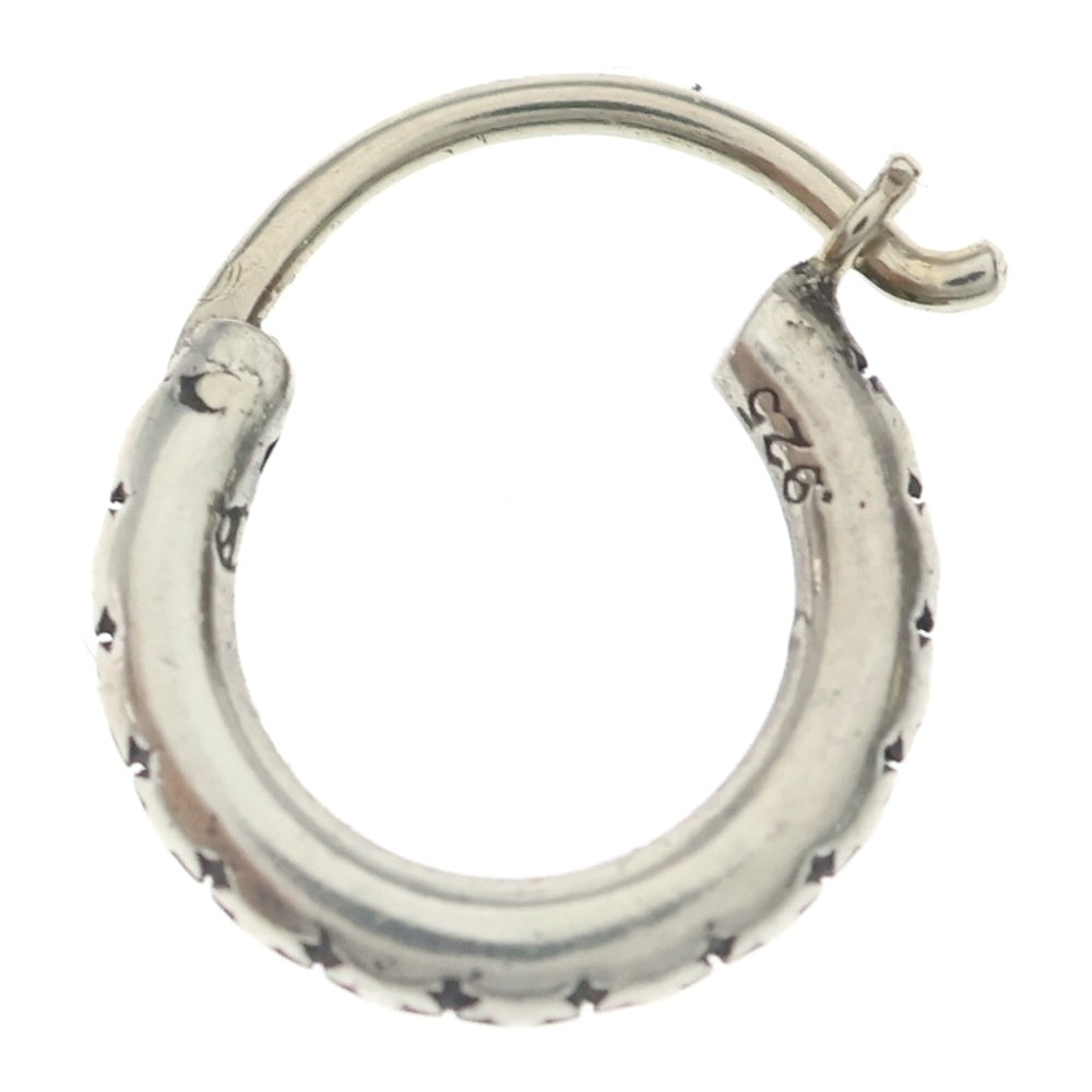 CHROME HEARTS(クロムハーツ) TINY TFL HOOP タイニートゥルーファッキングラブフープピアス シルバー