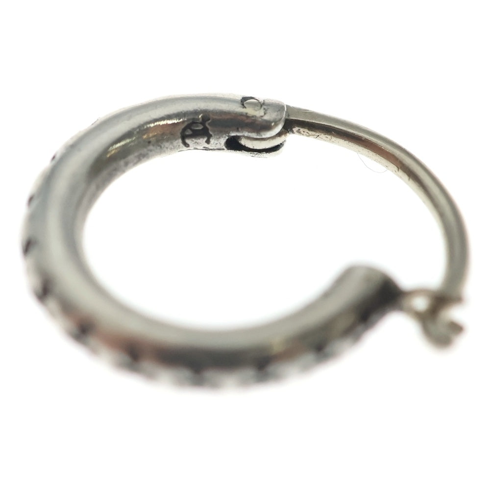 CHROME HEARTS(クロムハーツ) TINY TFL HOOP タイニートゥルーファッキングラブフープピアス シルバー