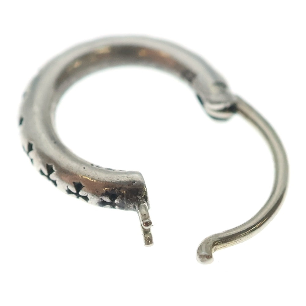 CHROME HEARTS(クロムハーツ) TINY TFL HOOP タイニートゥルーファッキングラブフープピアス シルバー