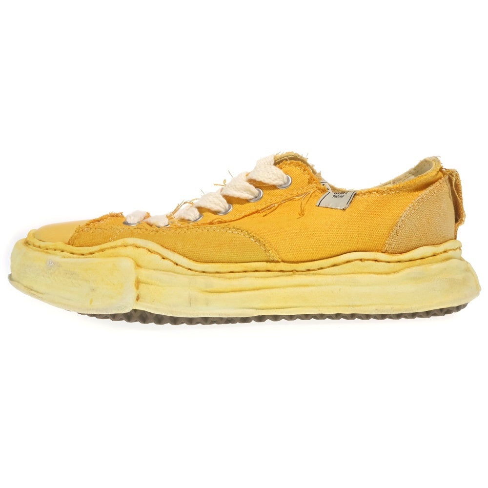MAISON MIHARAYASUHIRO(メゾンミハラヤスヒロ) HANK LOW CANVAS ローカットスニーカー シューズ イエロー C05FW702