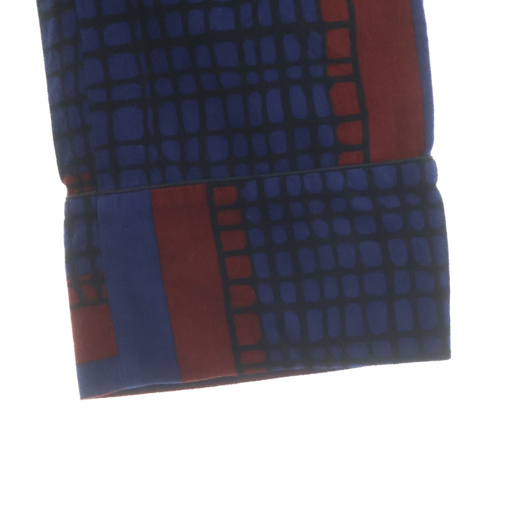Sacai(サカイ) COTTON PANTS コットンパンツ ブルー/レッド 16-01146M