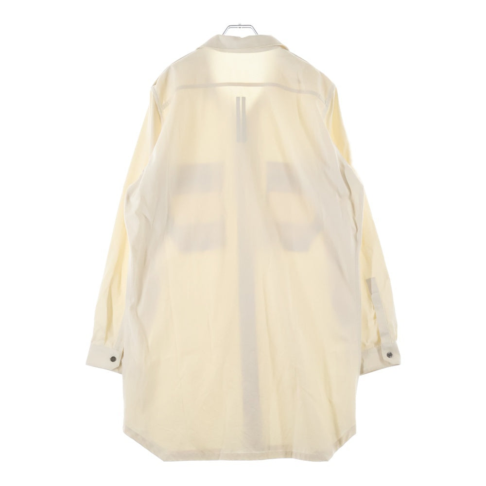 Rick Owens(リックオウエンス) 22S FIELD SHIRT フィールド 長袖シャツ オープンカラー長袖シャツ ベージュ RU01B1295-DL