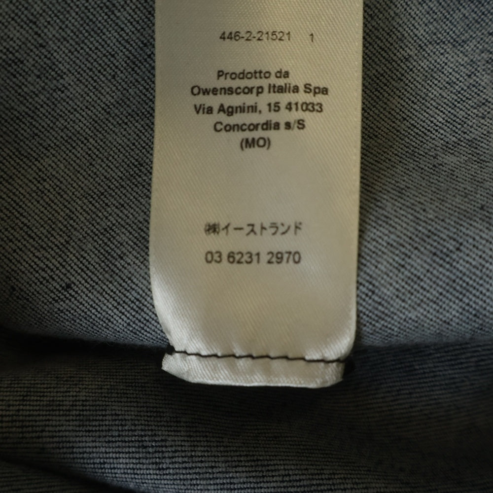 Rick Owens(リックオウエンス) Bauhaus Denim Flightsuit バウハウス デニムフライトスーツ コーティングジャンプスーツ ブラック RU01C4554-SLQ