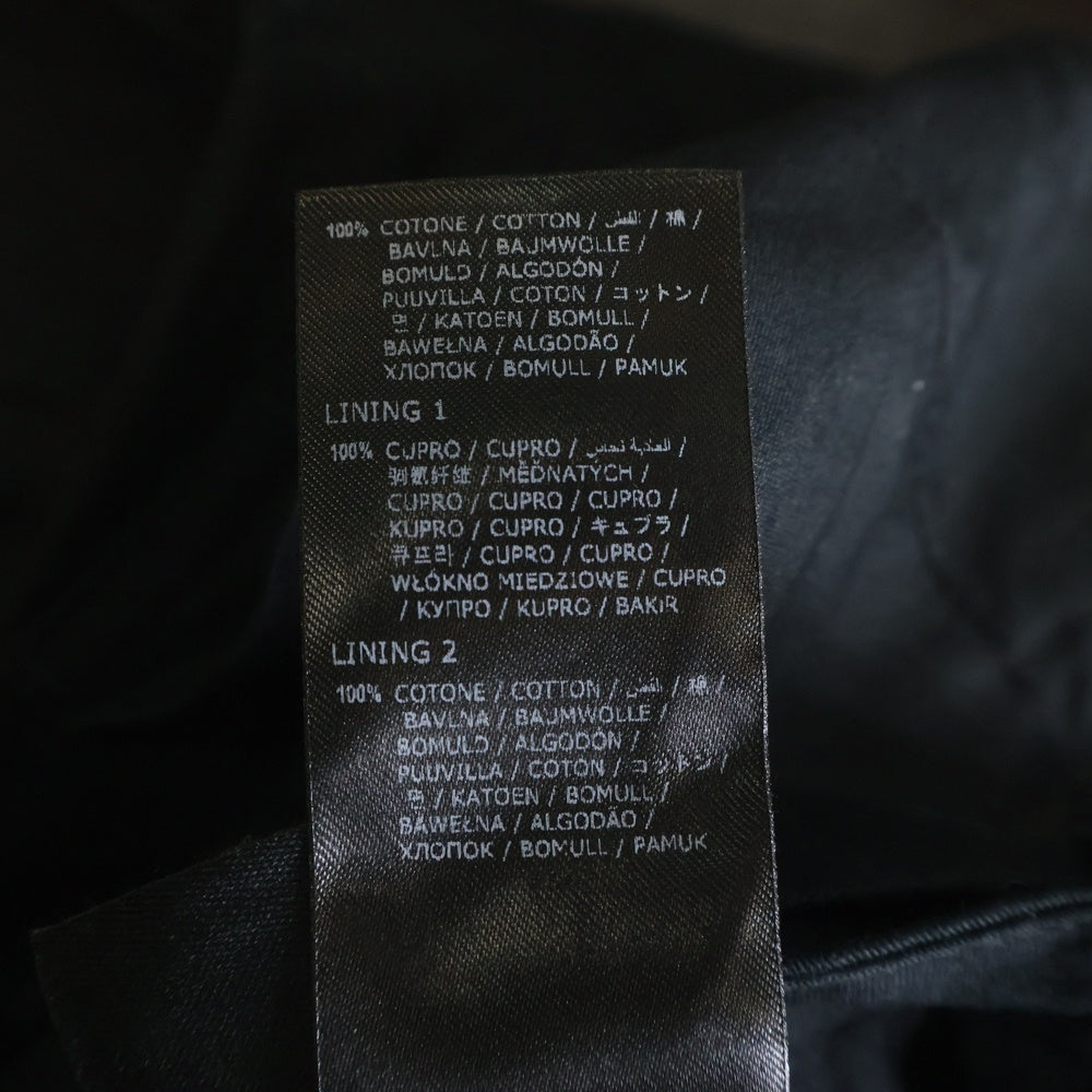 ANN DEMEULEMEESTER(アンドゥムルメステール) ボンテージカーゴパンツ ジップスラックスパンツ ブラック B0010980FA130099
