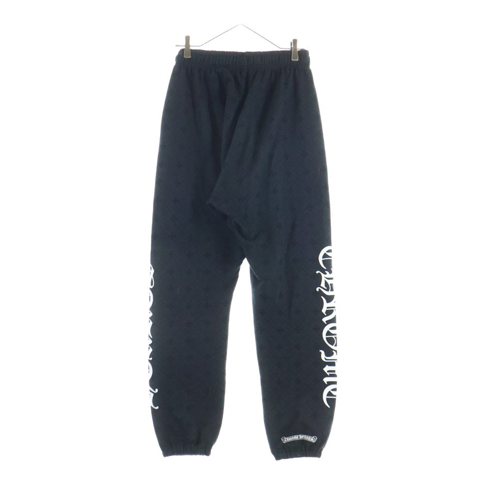 CHROME HEARTS(クロムハーツ) CH PLUS LOGO 総柄 スウェットパンツ ブラック
