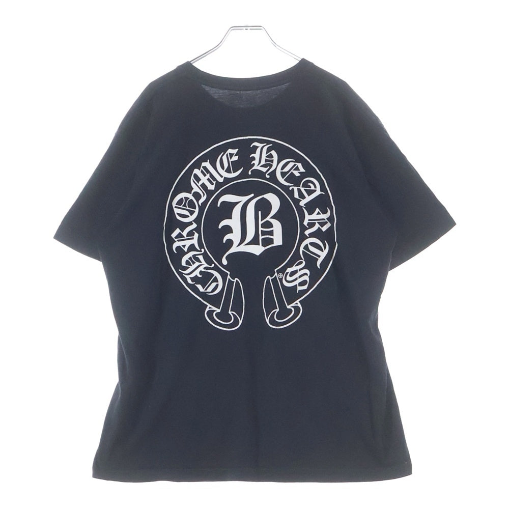 CHROME HEARTS(クロムハーツ) BELLA ベラハディッド イニシャル ロゴプリント 半袖Tシャツ ブラック