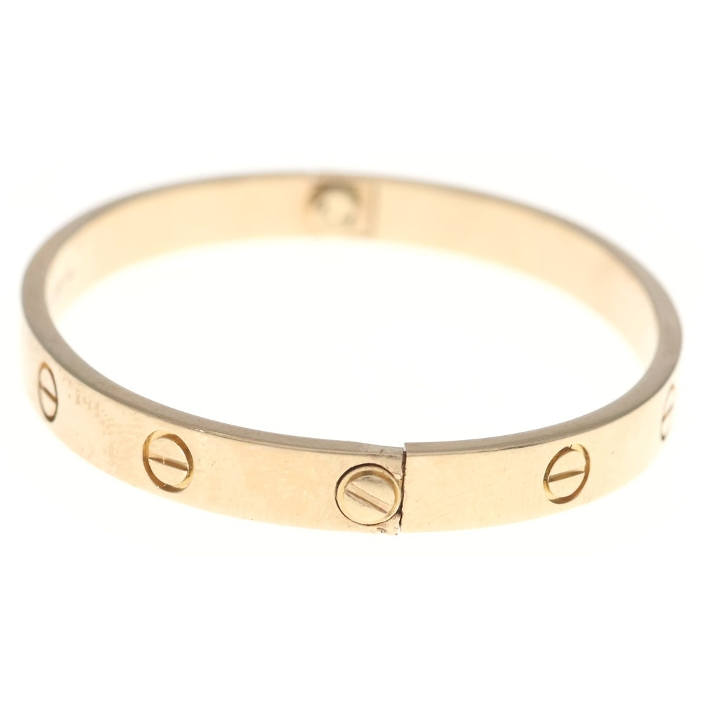 Cartier(カルティエ) LOVE BRACELET ラブブレス バングル Au750PG ♯17 ピンクゴールド レディース