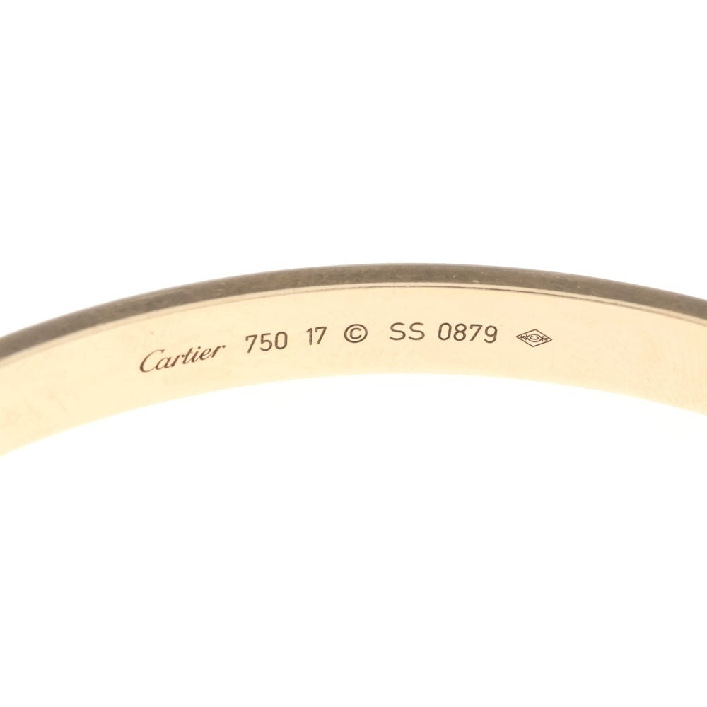 Cartier(カルティエ) LOVE BRACELET ラブブレス バングル Au750PG ♯17 ピンクゴールド レディース