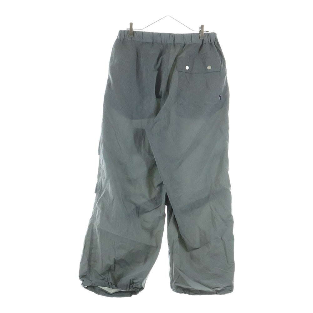 Jieda(ジエダ) 25SS NYLON PARACHUTE PANTS ナイロン パラシュートパンツ グレー Jie-25S-PT01A