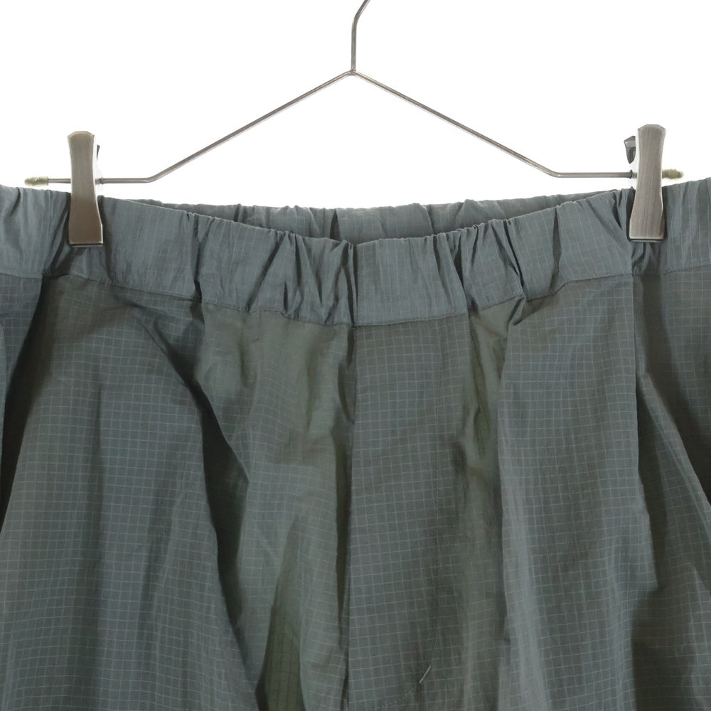 Jieda(ジエダ) 25SS NYLON PARACHUTE PANTS ナイロン パラシュートパンツ グレー Jie-25S-PT01A