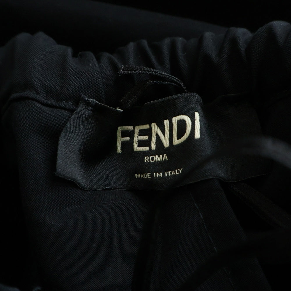 FENDI(フェンディ) ドローストリングウエストトラウザーパンツ ブラック FB0836 AMZ1