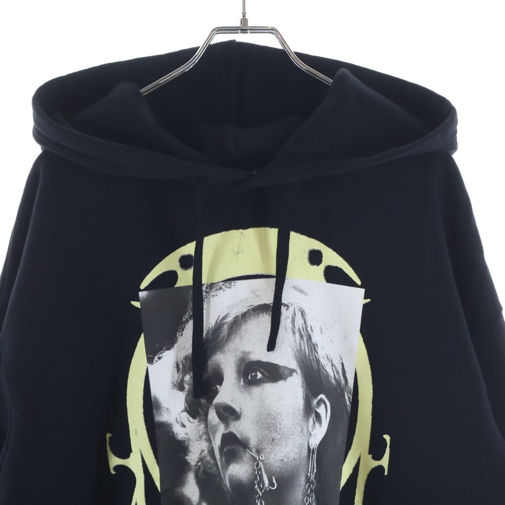 RAF SIMONS(ラフシモンズ) 19SS PUNKETTE HOODY パンケットフーディー プルオーバーパーカー ブラック 915547
