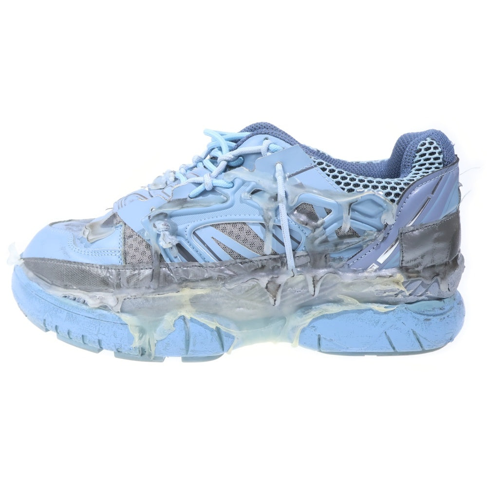 Maison Margiela(メゾンマルジェラ) Fusion Sneakers フュージョン ダスト 加工 ローカット スニーカー ブルー S57WS0257
