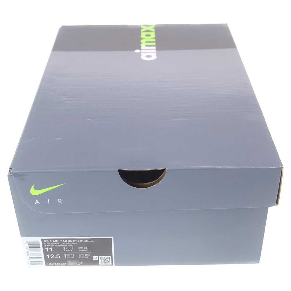 NIKE(ナイキ) AIR MAX 95 OG BIG BUBBLE エアマックス95 OG ビッグバブル ローカットスニーカー ホワイト/グレー US11/29cm HM4740-001